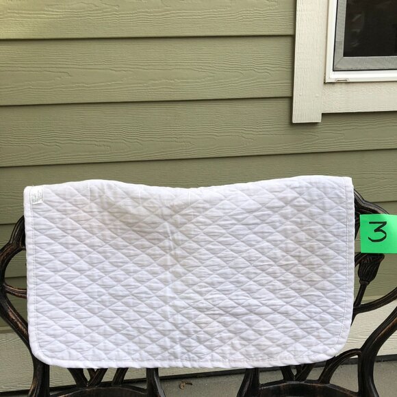 SmartPak Quilted White Baby Saddle Pads (Set of Three) - Picture 13 of 16